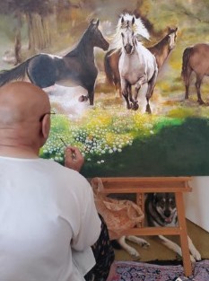 Painting in Progress